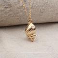 Boho style Fashion Gold Plated Real Cowrie Shell Necklace for women